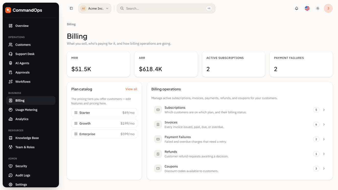 Billing module